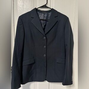 R.J. Classics Devon Washable Hunt Coat Navy Blue size 8 Regular